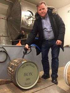 Box Islay fat med rökig Whisky